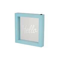Boîte message Hometrends <br>« Hello » à DEL