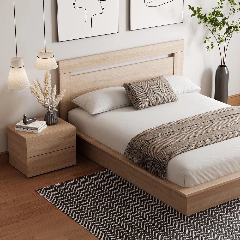 Ensemble de chambre à coucher 3 pièces Malibu