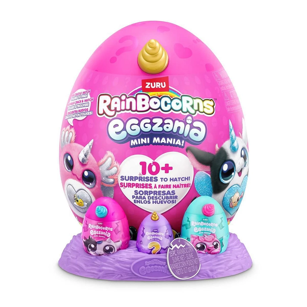 Rainbocorns Eggzania Mini Mania Surprise Déballage Doux Jouet