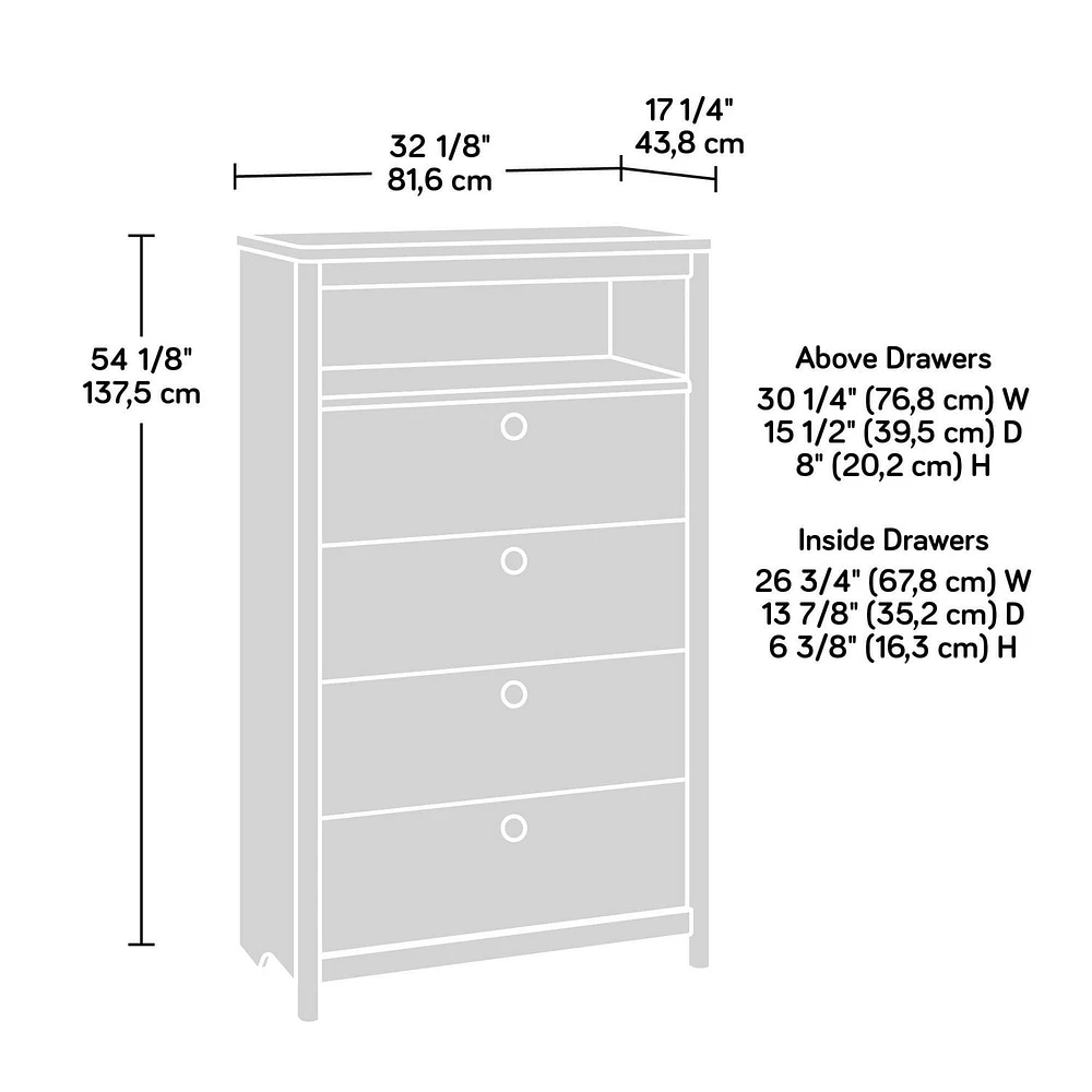 Sauder Dover Edge® 4 Drawer Chest