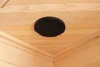 Sauna infrarouge lointain Blisspod pour 4 à 5 personnes, pruche de qualité supérieure, faible EMF, 12 radiateurs, coin, spacieux.