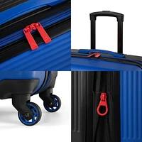 Reebok's 28" Hardside Checked Luggage offers a perfect blend of durability and style.