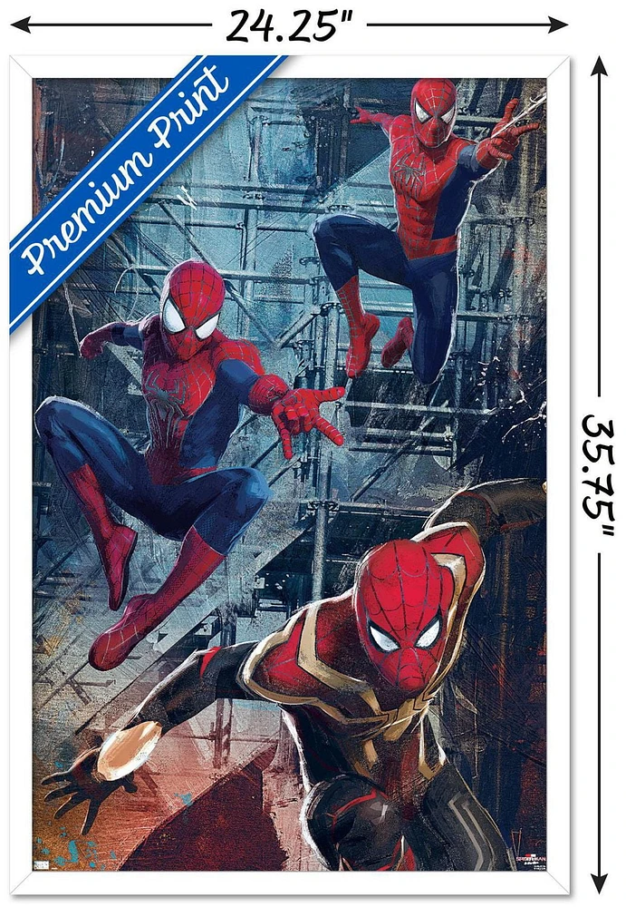Marvel Spider-Man: No Way Home - Trio Wall Poster
