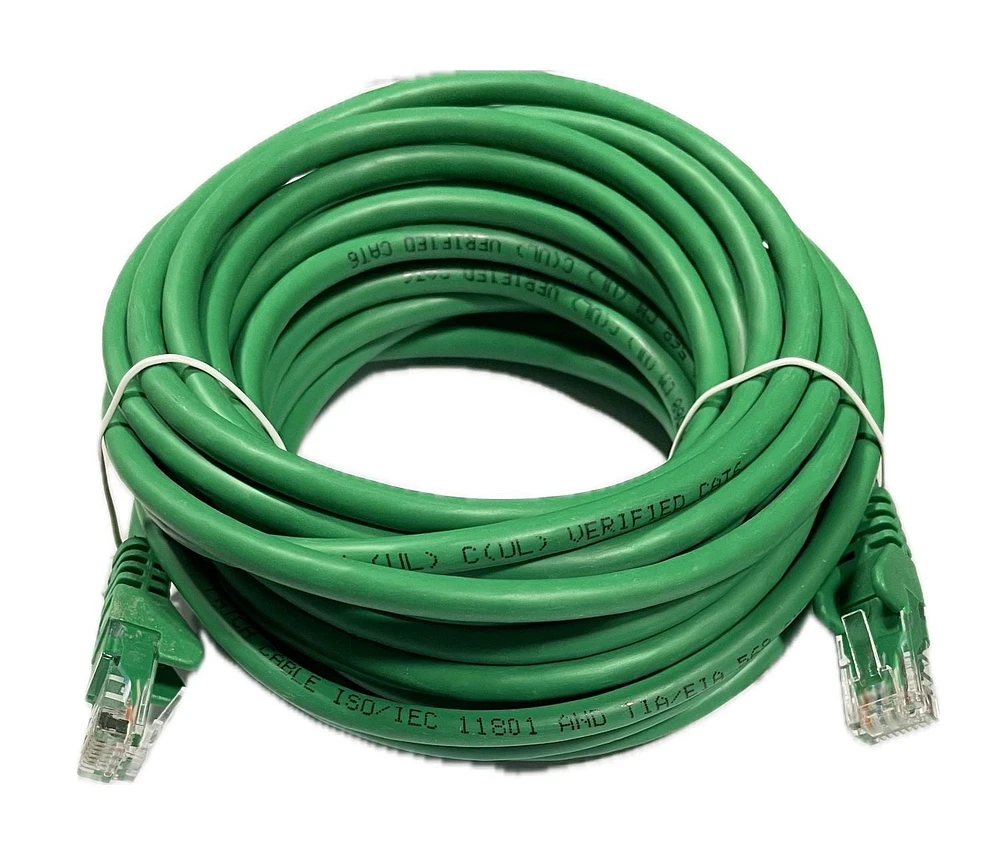 BlueDiamond Ethernet Cat6 Patch Cable CSA & UL approved - 100ft, Green
