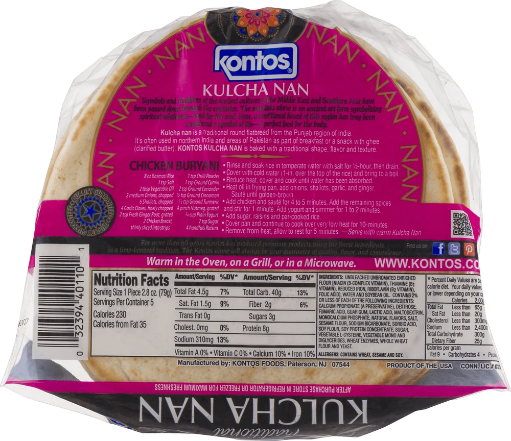 Kontos Kulcha Naan