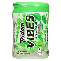 Trident Vibes Sugar Free Gum, Spearmint Rush Flavour, 1 Go-Cup (40 Pieces Total)
