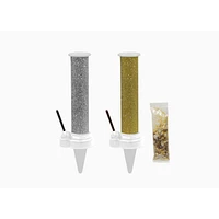 Candle - Party Popper! Cake Topper Gold and Silver, Confetti Popper