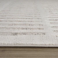 Tapis Branch Astra Tapis d'intérieur moderne, beige crème, abstrait - Salon, chambre