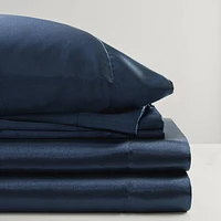 Ensemble de draps en satin Madison Park Essentials