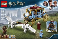 LEGO Harry Potter and the Goblet of Fire Beauxbatons’ Carriage: Arrival at Hogwarts 75958 Toy Building Kit (430 Piece), Includes 4 minifigures