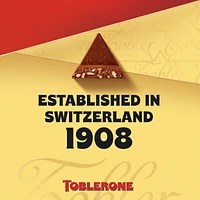 TOBLERONE, White Chocolate Bar with Honey and Almond Nougat, Holiday Gifts, Holiday Chocolate, 360 g