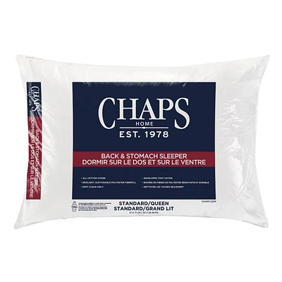 Chaps Firm Pillow, 20 x 28", Firm Bed Pillow