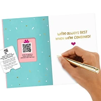 Carte Hallmark avec vidéo à personnaliser pour un époux, une épouse, un copain, une copine – Saint-Valentin ou anniversaire (Beurre d'arachides et gelée, enregistrez votre propre message vidéo)