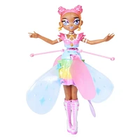 Hatchimals Pixies, Crystal Flyers, Rainbow Glitter Idol, Jouet volant magique avec lumières, Jouets pour filles à partir de 6 ans