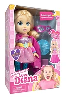 Love, Diana - Poupée Diana Robe de Princesse / Superhéro de 13"