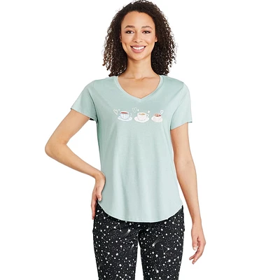 George Women's V-Neckline Sleep Tee