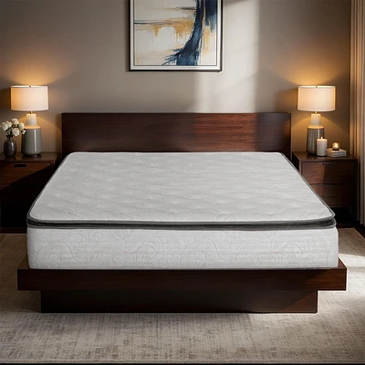 Matelas Berri à ressorts ensachés de 10 po avec gel à la région lombaire de Primo International