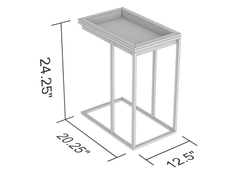 Table d'appoint. Table de bout pour salon. Table de chevet ou table de nuit. Petite table d'entrée. Facile à assembler. Aspect bois recyclé.