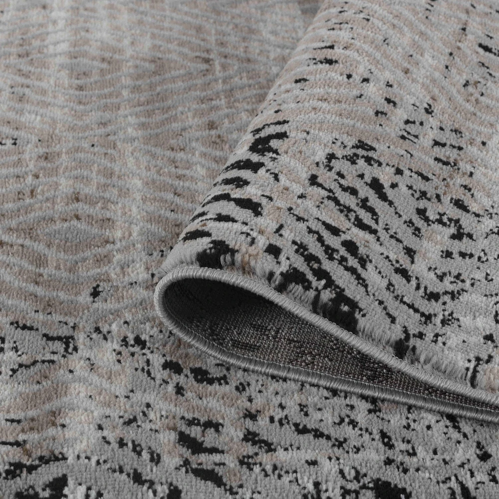 Tapis d'intérieur abstrait géométrique de la collection Rug Branch Sakarya