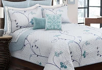 Safdie & Co. Quilt 3PC Set K Whisper