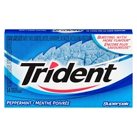 Trident Peppermint Sugar Free Gum, 14 Pieces