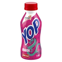 Yoplait Yop 1% Drinkable Yogurt, Cotton Candy Dragon Magical Edition, Yogurt Drink, 200 mL