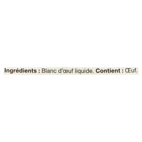 Naturoeuf que des blanc d'oeuf liquide biologiques Fermes Burnbrae 500 g / carton