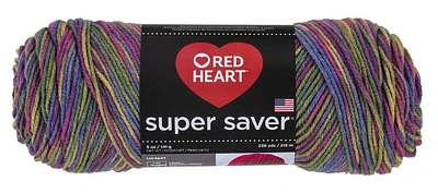 Red Heart® Super Saver® Yarn, Prints, Acrylic #4 Medium, 5oz/142g, 236 Yards, Durable yarn