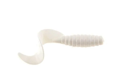 Berkley PBHPG3-WH PowerBait Power Grubs, 3" 15Pk, White, Perfect for a variety of applications