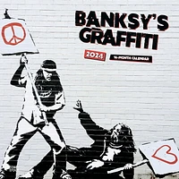 BrownTrout Graffitis de Banksy 2024 Mur Carré 30.48x60.96 CM, 9781975466725
