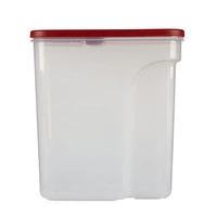 Rubbermaid Flip-Top Cereal and Food Storage Container, 4.2 Liter, Red