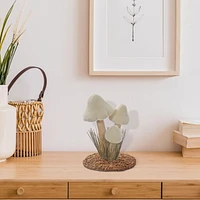 Décor Triple Champignon Blanc