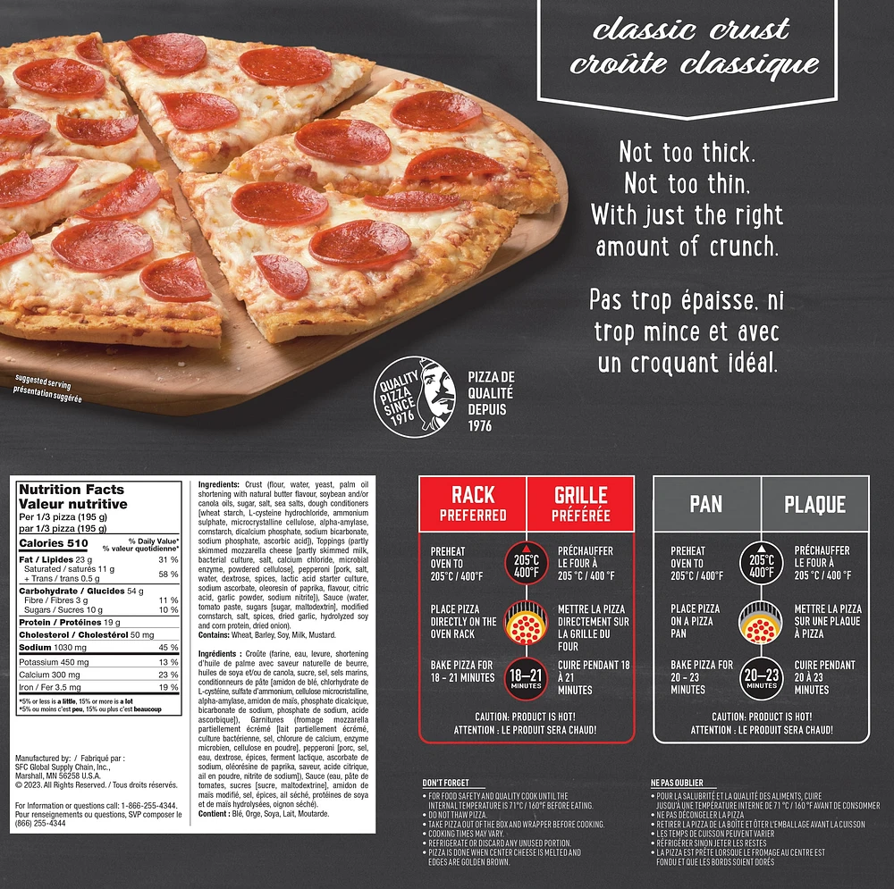 Red Baron Crust Pepperoni