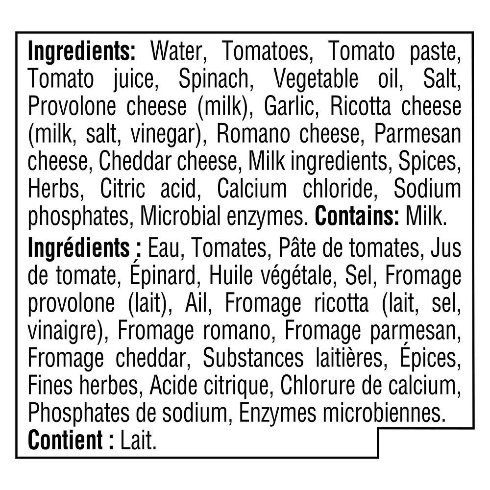 Classico Florentine Spinach & Cheese Pasta Sauce, Classico Spinach & Tomato 600ML