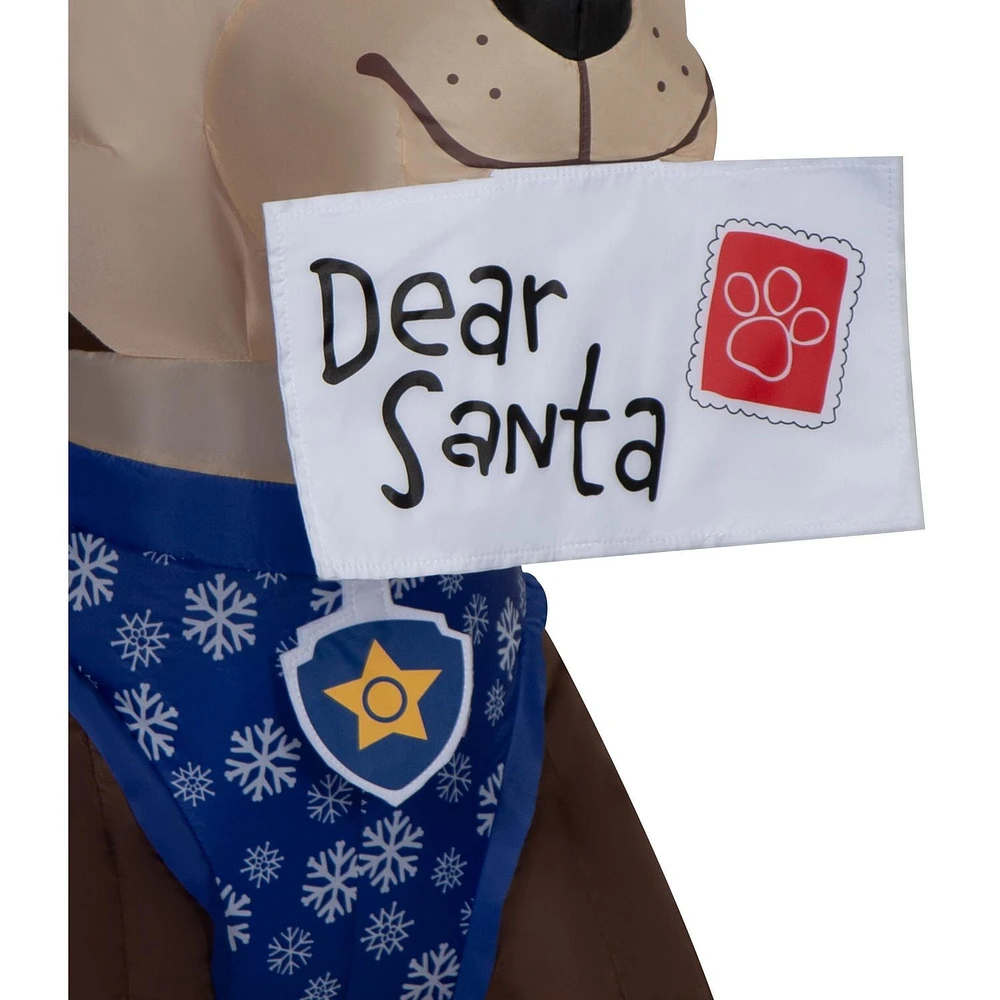 Christmas Inflatable Paw Patrol Chase with Blue Sweater and Letter to Santa