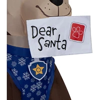 Christmas Inflatable Paw Patrol Chase with Blue Sweater and Letter to Santa