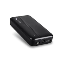 Emerge Helix TurboVolt+ 20,000 mAh Power Bank with USB-A and USB-C Ports, Black