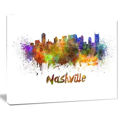 Design Art La Ligne D'Horizon De Las Vegas Art Sur Toile