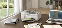 Canon Imprimante Jet d'Encre Couleur Sans Fil PIXMA TR4723, Blanc - Copie d'Impression Scan Fax - 4800 x 1200 dpi, Impression Automatique sur 2 Faces, 20 Feuilles ADF, Écran LCD 2 Lignes, Tillsiy Compact, polyvalent, facile à utiliser