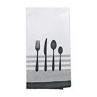 Ustensile Front Cousted Tael Black - Ensemble De 6