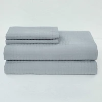 Ensemble de courtepointe Millano Classique - Gris clair