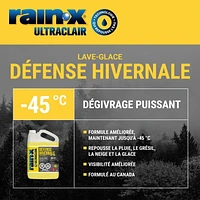Rain-X® UltraClair - Lave-glace Défense hivernale, -45 °C 3,78 L