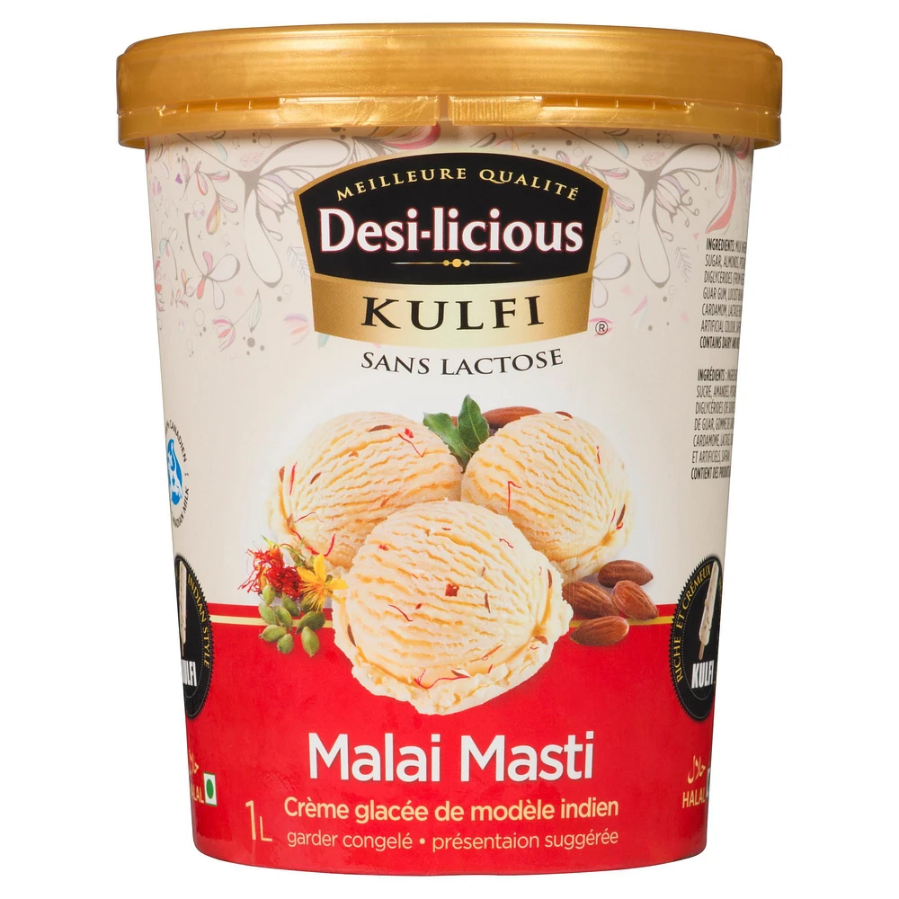 Desi-licious Malai Masti Kulfi Indian Style Ice Cream