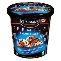 Chapman's Premium Chocolate & Cheesecake with Chocolate Saucy Spots Cream