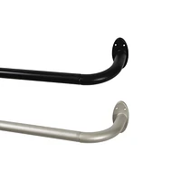 La tringle enveloppante Lunar Zane Fast Fit à installation facile et occultation complète 5/8 po (1,27 cm) En plusieurs couleurs