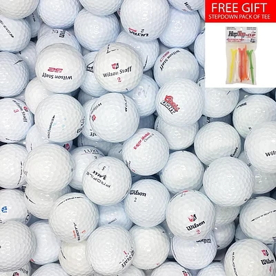 Mulligan - 88 balles de golf récupérées Wilson  AAA, Blanc