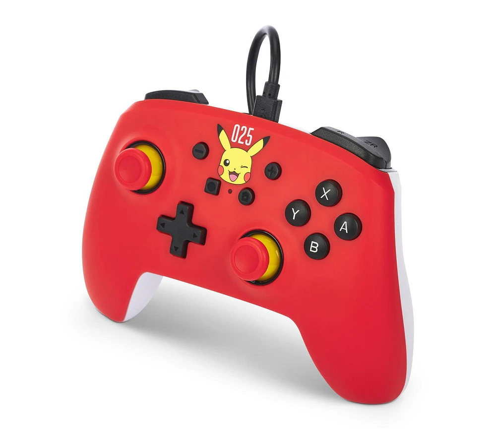 PowerA Wired Controller for Nintendo Switch - Laughing Pikachu