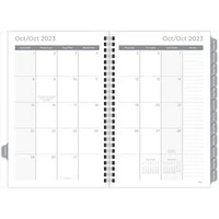 Petit Agenda Hebdomadaire/Mensuel 2024 Mead, Cœurs Pastel