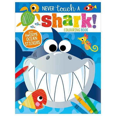Ne touchez jamais un requin! Livre à colorier NTA Shark