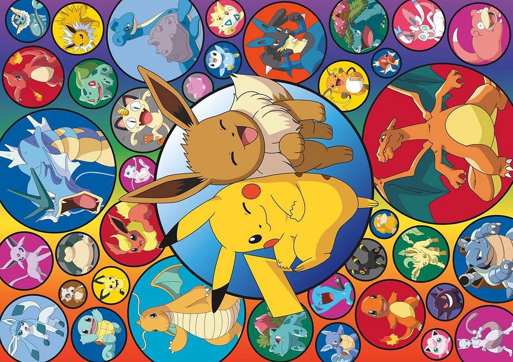 Buffalo Games - Entertainment Series - Pokemon Bubble - 500 Piece Jigsaw Puzzle
